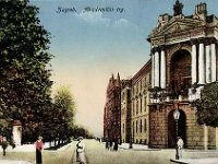 Akademički trg (današnji Trg Josipa Juraja Strossmayera), palača Vranyczany